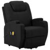 Stand up Massage Chair Black Faux Leather