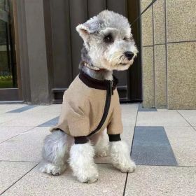 Pet Winter Jacket Hoodie Coat (Option: Khaki-S)