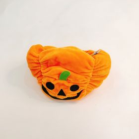 Halloween Pet Hat Bat Pumpkin Funny (Option: Funny Pumpkin Hat Orange-37cm)