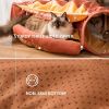 Cat Tunnel Toy Bed with Cushion Mat with Pop up Collapsible 2 Way Tube and Scratching Ball Interactive Toy Peak Hole Hideout House for Cat Puppy Kitte