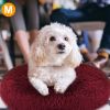 Pet Dog Bed Soft Warm Fleece Puppy Cat Bed Dog Cozy Nest Sofa Bed Cushion M Size