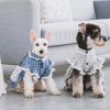 Touchdog 'I love Poochi' Classical Fashion Plaid Dog Dress