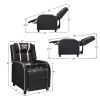 Massage Racing Gaming Single Recliner Chair