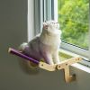 Mewoofun 5 Color Cat Pet Window Wooden Component Bed Hanging Cotton Canvas