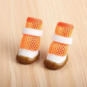 No Foot Loss When Going Out Pet Booties Small Dog (Option: Orange 2-2 Yards)