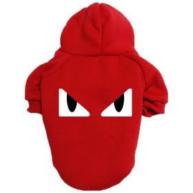 Pet Clothes Sweater Outdoor Hoodie Golden Retriever Labrador (Option: Red-M)